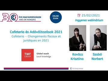 Cafeteria és adóváltozások 2021 / Cafeteria et Changements fiscaux et juridiques en 2021