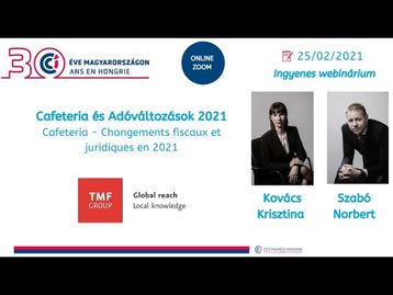 Cafeteria és adóváltozások 2021 / Cafeteria et Changements fiscaux et juridiques en 2021