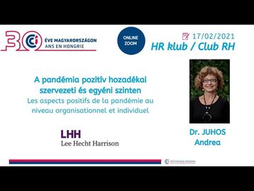 HR klub - A pandémia pozitív hozadékai szervezeti és egyéni szinten